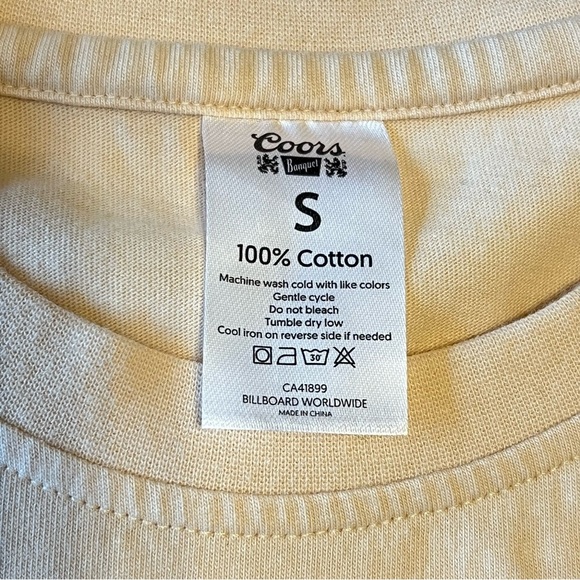 Coors Rodeo Cowboy T-Shirt Western Shirt, unisex Men’s Size S/Women’s size M - Picture 2 of 9